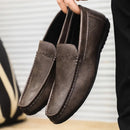 2026 Men Boat Shoes Business Breathable Mens Loafers Shoes Moccasins Flat Shoes Casual Genuine Leather Footwear Slip on Antiskid