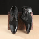 Men's Lace Up Leather Dress Shoes, Formal Business Wedding Shoes