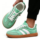 Women's Wide Foot Sports Shoes, Retro Breathable Mesh Walking Shoes