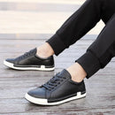 Fashion Sneakers Mens Casual Shoes Flat Soft Brand Male Footwear Classic Black Brown Plus Size 45