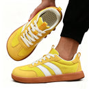 Women's Wide Foot Sports Shoes, Retro Breathable Mesh Walking Shoes