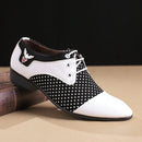Men's Lace Up Leather Dress Shoes, Formal Business Wedding Shoes