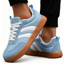 Women's Wide Foot Sports Shoes, Retro Breathable Mesh Walking Shoes