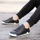 Fashion Sneakers Mens Casual Shoes Flat Soft Brand Male Footwear Classic Black Brown Plus Size 45
