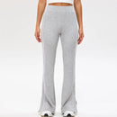 Bell-bottoms Women Yoga Leg Bottoms Women's Soft Stretchy Fabric Yoga Pants GYM Sweat-Wicking Properties Running Sport Trousers