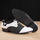 Men's Lace Up Leather Dress Shoes, Formal Business Wedding Shoes