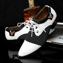 Men's Lace Up Leather Dress Shoes, Formal Business Wedding Shoes