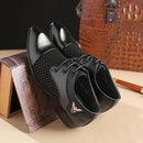 Men's Lace Up Leather Dress Shoes, Formal Business Wedding Shoes