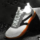 Barefoot Wide Toe Shoes Men Minimalist Zero Drop Sneakers Breathable Mesh Upper Shoes with Non-Slip Rubber Sole for Walking Gym