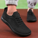 Wide Toe Barefoot Sneakers for Men, Lightweight Breathable Mesh Casual Shoes