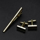 Men Metal Tie Clips Cufflinks Set Luxury Tie Accessories Classic Shirts Cuff Fashion Carving Cufflink for Mens Jewelry Gifts