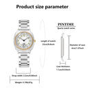 Women's Stylish Quartz Watch, Simple Niche Style with Stainless Steel Strap
