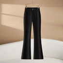 High Waist Bell Bottom Pants Casual Women's Trousers Spring Autumn Slimming Suit Pants Long Pants Fashion Reflective