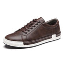 Fashion Sneakers Mens Casual Shoes Flat Soft Brand Male Footwear Classic Black Brown Plus Size 45
