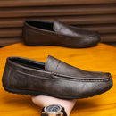 2026 Men Boat Shoes Business Breathable Mens Loafers Shoes Moccasins Flat Shoes Casual Genuine Leather Footwear Slip on Antiskid
