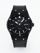 Men's Fashion Minimalist Watch, Leather Strap Business Style