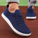 Wide Toe Barefoot Sneakers for Men, Lightweight Breathable Mesh Casual Shoes
