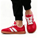 Women's Wide Foot Sports Shoes, Retro Breathable Mesh Walking Shoes
