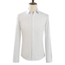 Mens Shirts Long Sleeve Dress Shirts For Slim Fit Camisa Social Business Blouse White Shirt Formal Wedding Suit Groomsman Shirt