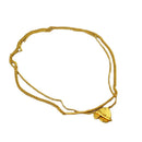 Fashion Pendant Chain Necklace for Women, Two Way Wearing Party Gift