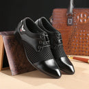 Men's Lace Up Leather Dress Shoes, Formal Business Wedding Shoes