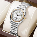 Women's Stylish Quartz Watch, Simple Niche Style with Stainless Steel Strap