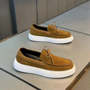 Men's Casual Leather Loafers, Slip On Breathable Driving Moccasins