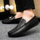 2026 Men Boat Shoes Business Breathable Mens Loafers Shoes Moccasins Flat Shoes Casual Genuine Leather Footwear Slip on Antiskid